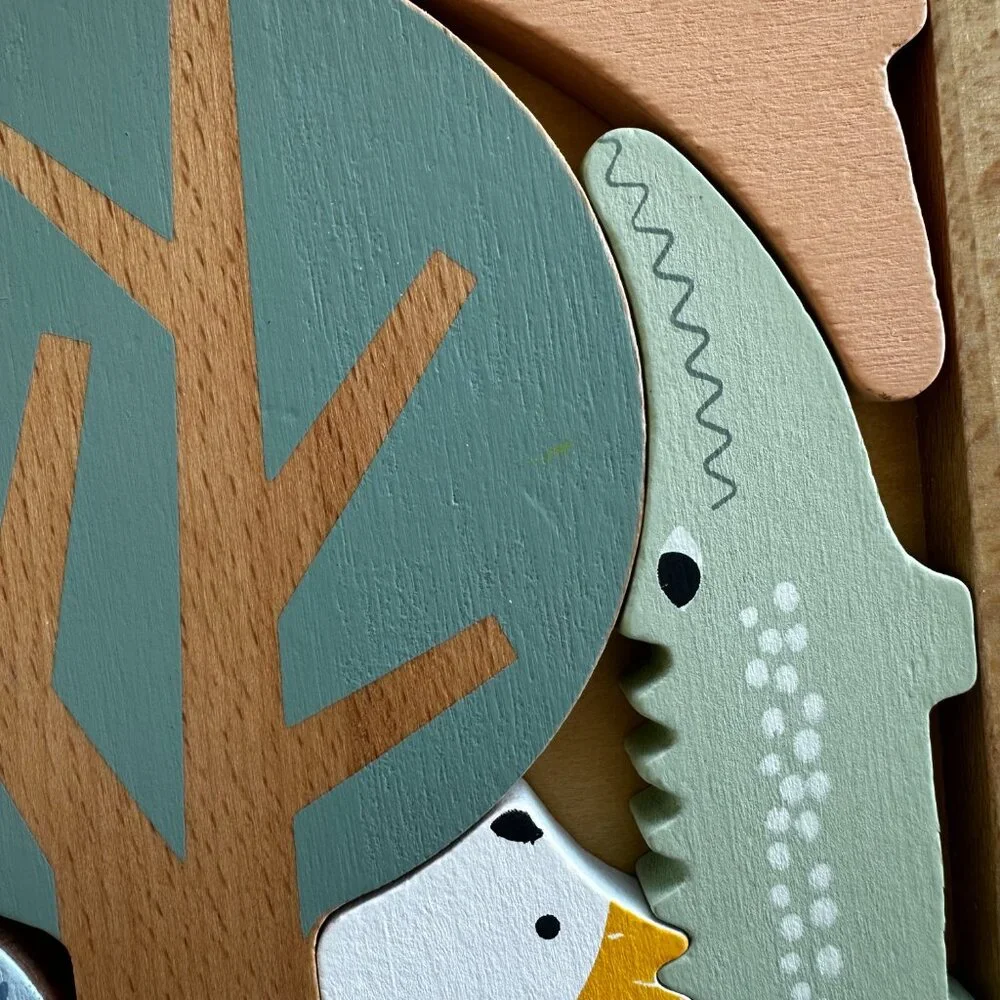 Australian Animal Wooden Puzzle Koala Kangaroo